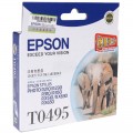 爱普生（Epson）T0495 淡青色墨盒 C13T049580BD（适用PhotoR210 230 310）