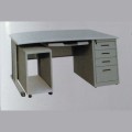 防火板台面 钢制办公桌 KF-Z-005 金属办公桌 电脑办公桌 铁皮办公桌 配移动电脑柜 1.4米  1.6米