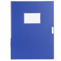 deli 得力档案盒  5683  ABA系列 A4   三寸档案盒  蓝色
